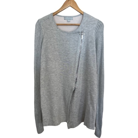 Hilary Radley for Katherine Barclay Long Sleeve Zip Up Sweater - Picture 3 of 7